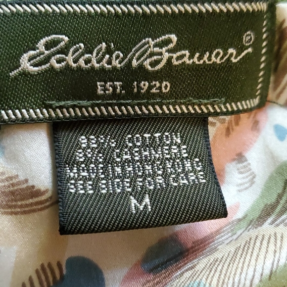 Eddie Bauer cotton/cashmere Cardigan - Picture 6 of 6